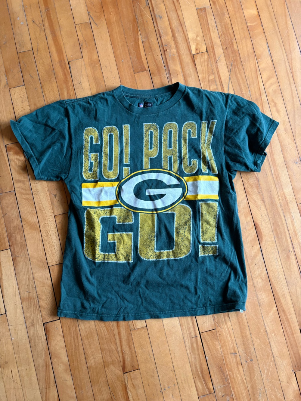 Green Bay Packers Kids' Green Graphic Tee - GO! PACK GO!